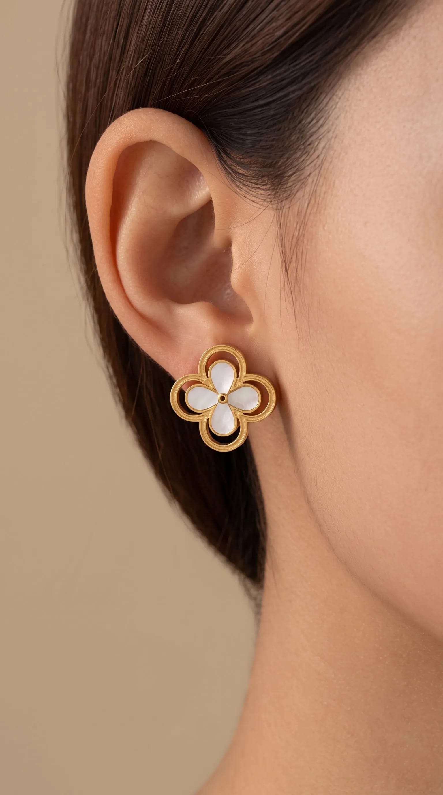Cloversi Clover Pearl – Perlamutra āboliņa auskari