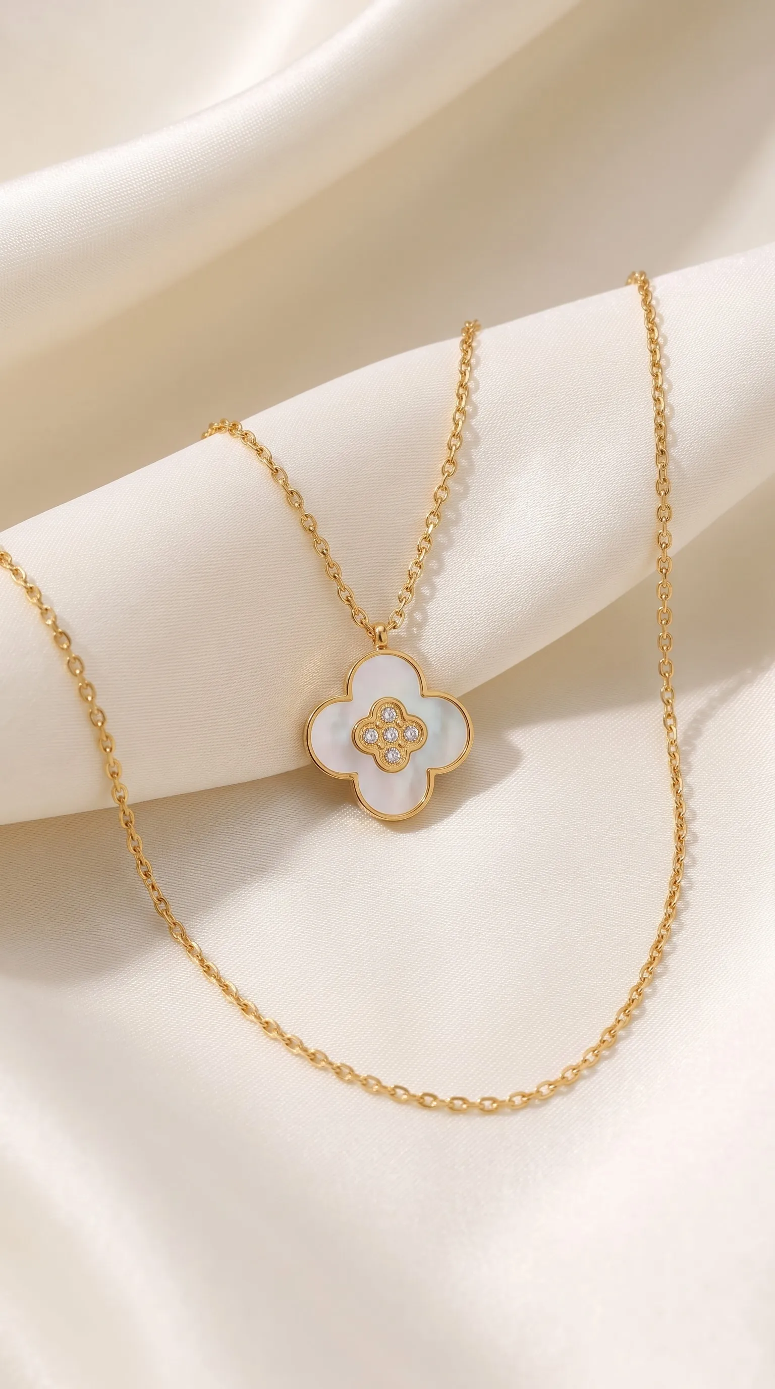 Cloversi Clover Pearl – Perlamutra āboliņa kaklarota